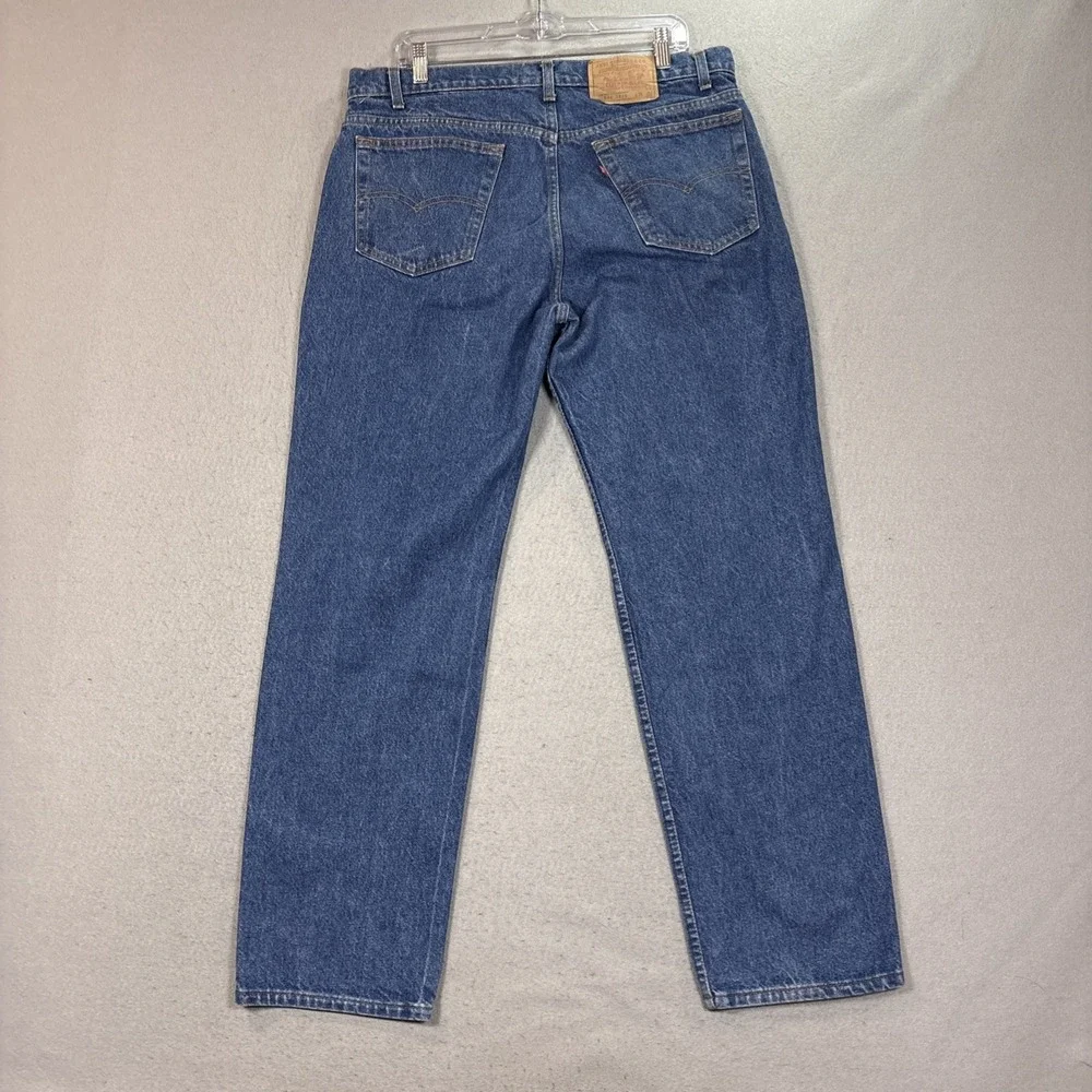 VTG Levi's 506 Men's Straight Leg Stonewash Denim Jeans Size 38X32 Late 80's